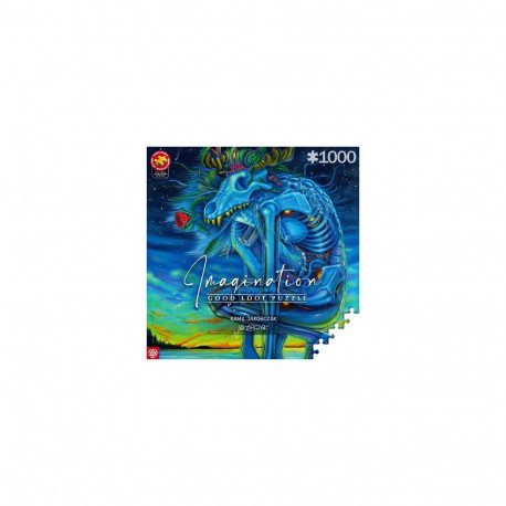 Puzzle Good Loot Imagination - Kamil Jakóbczak: valge hunt 1000 tk