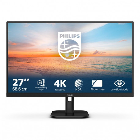 Philips 27E1N1800A/00 arvutimonitor 68,6 cm (27") 3840 x 2160 pikslit 4K Ultra HD LED must