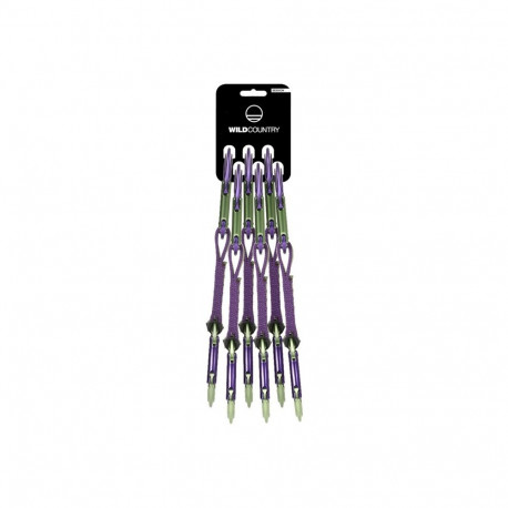 Wild Country 40-0000002003-5823-1 lukustatav ronimiskarabiiin roheline, lilla 6 tk
