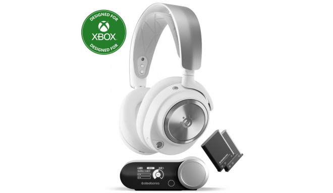 Steelseries 61525 juhtmega peavõru gaming USB Type-C valged kõrvaklapid