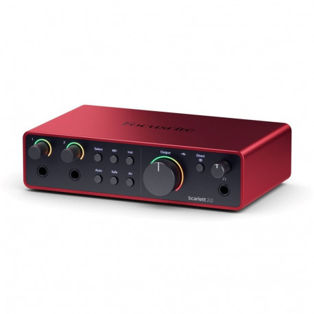 Focusrite Scarlett 2i2 USB-C 4. põlvkond - heliliides