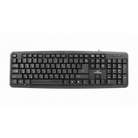 Esperanza TKR101 kontoriklahvistik USB QWERTY inglise, vene must