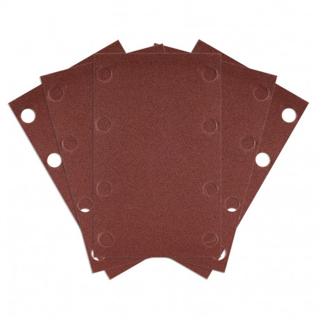 Papier ścierny prostokątny 8 otworów 130 x 80 mm P240 do 04-623, 5 szt.