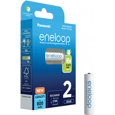 Panasonic eneloop aku AAA 800 2BP (avatud pakend)