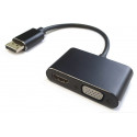 RoGer adapter DisplayPort - HDMI+VGA (opened package)