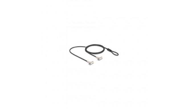 Navilock 20934 cable lock Black, Silver 1.8 m