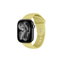 Crong Liquid - Pasek do Apple Watch 38/40/41/42mm (słomkowy)