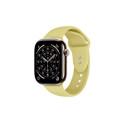 Crong Liquid - Pasek do Apple Watch 38/40/41/42mm (słomkowy)