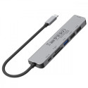 HUB USB-C 7in1 Aluminium PD 100W ; 5 Gbps