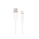 8-pin cable charging and data cable, 1.5 m, white