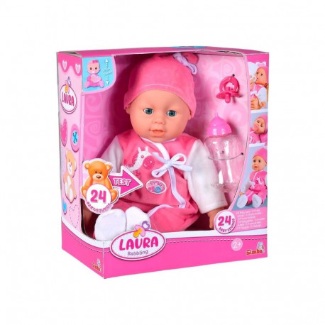 Laura babbling baby doll, 38 cm