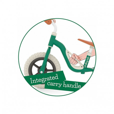 New! Chillafish Charlie 10" balance bike forest from 1 5 to 4 years CPCH01FOR