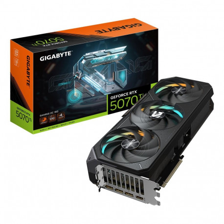 Graphics Card|GIGABYTE|NVIDIA GeForce RTX 5070 Ti|16 GB|GDDR7|256 bit|PCIE 5.0 16x|1xHDMI|3xDisplayP