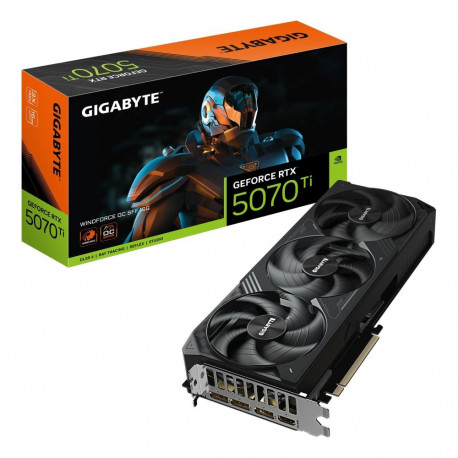 Graphics Card|GIGABYTE|NVIDIA GeForce RTX 5070 Ti|16 GB|GDDR7|256 bit|PCIE 5.0 16x|Triple slot Fansi