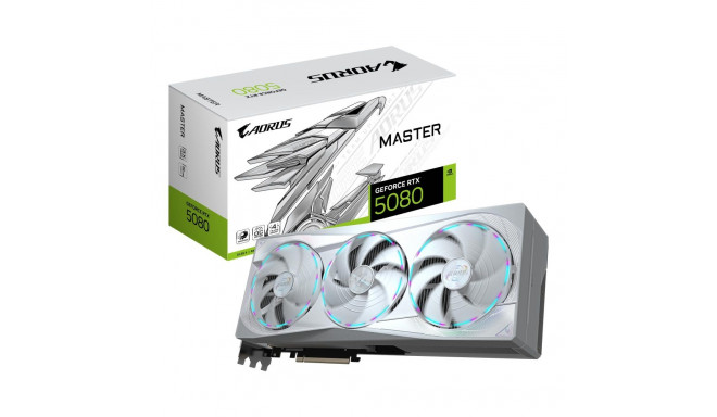 Graphics Card|GIGABYTE|NVIDIA GeForce RTX 5080|16 GB|GDDR7|256 bit|PCIE 5.0 16x|GPU 2617 MHz|Dual Sl