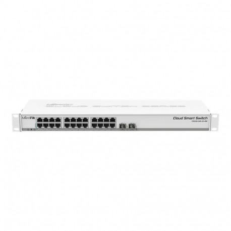 MIKROTIK Cloud Smart Switch 326-24G-2S+RM with 24 x Gigabit Ethernet ports 2x Passive PoE PoE-IN DC