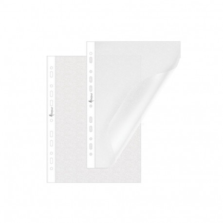Perforated pocket A4, matt, 40 micron, 100 pcs