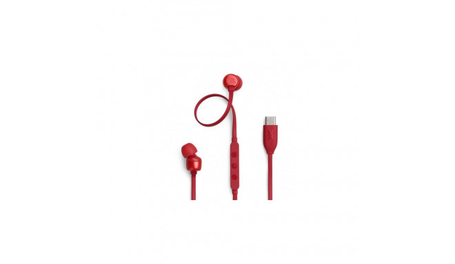 JBL Tune 310C Earphones USB-C Red