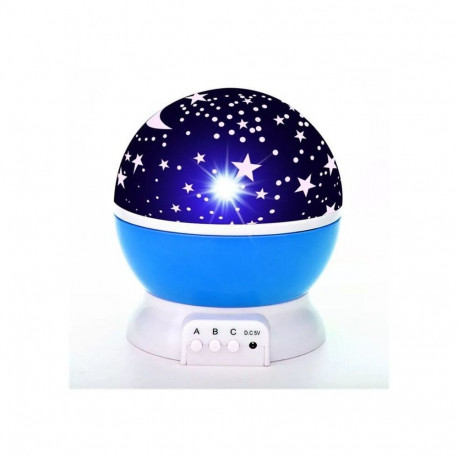 Elight L1 2in1 Star Sky projector and Night lamp with 4x AAA / USB Cable 220V Power Blue