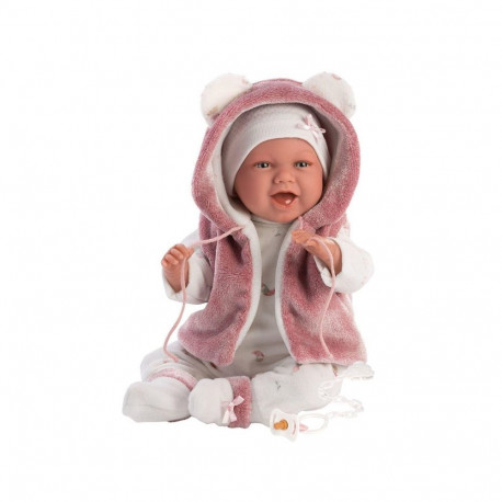 nukk beebi Llorens Mimi fuksia 42cm