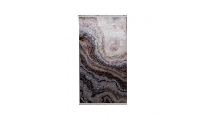 CARPET PRINTED AGAT 0.8X1.4M GREY