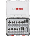 Bosch 15-osaline puidufreesiterade komplekt 6mm varrega freesile