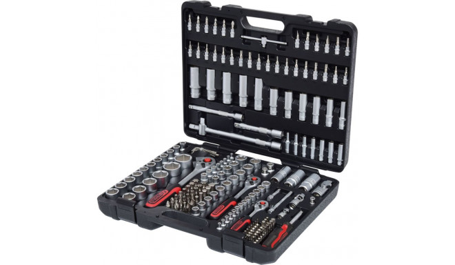 0S Tools 1/4 +3/8 +1/2  Socket Wrench-Set 179-pieces 917.0779