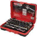 KS Tools 1/4 TORSIONpower padrunikomplekt 33-osaline