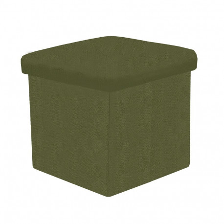 Ottoman JESSE with storage 30x30xH30cm, green