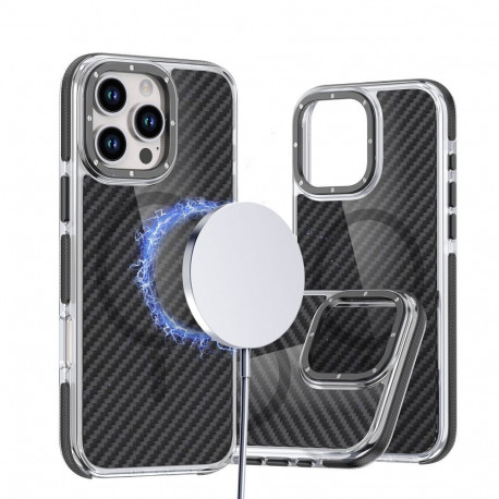 Case for Samsung A07 / A08 Fiber compatible with MagSafe black