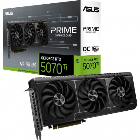 GeForce videokaart RTX 5070 Ti PRIME GAMING OC DLSS 4, 3x DisplayPort, 1x HDMI 2.1