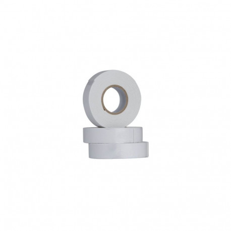 Kahepoolne teip 18mm*2m, 3 tk, valge