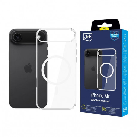 3mk EverClear MagCase for Apple iPhone Air - transparent