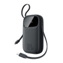 Baseus EnerFill FC31 10000mAh 22.5W Powerbank with Digital Display and 2 Built-in Cables (USB-C + Li