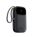 Baseus EnerFill FC31 10000mAh 22.5W Powerbank with Digital Display and 2 Built-in Cables (USB-C + Li