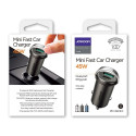 Joyroom fast car charger USB Type C / USB 45 W 5 A Power Delivery Quick Charge 3.0 AFC SCP gray (C-A Joyroom fast car charger USB Type C / USB 45 W 5 A Power Delivery Quick Charge 3.0 AFC SCP gray (C-A