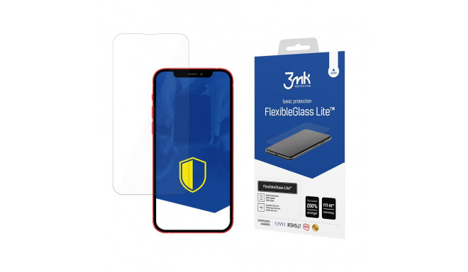 Tempered glass for iPhone 13 Pro hybrid flexi 6H from the 3mk FlexibleGlass Lite series
