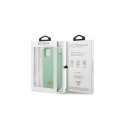 Guess Metal Logo Script Case for iPhone 12 Pro Max 6.7" - Green