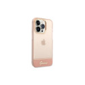 Guess Translucent iPhone 14 Pro Max 6.7" Case - Pink