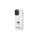 Karl Lagerfeld KLHMP14XSNCHBCH iPhone 14 Pro Max 6.7" hardcase white/white Silicone Choupette M