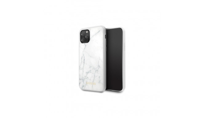 Guess Marble Case for iPhone 11 Pro - White
