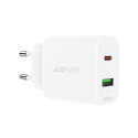 Acefast wall charger USB Type C / USB 20W, PPS, PD, QC 3.0, AFC, FCP white (A25 white)
