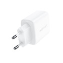 Acefast wall charger USB Type C / USB 20W, PPS, PD, QC 3.0, AFC, FCP white (A25 white)