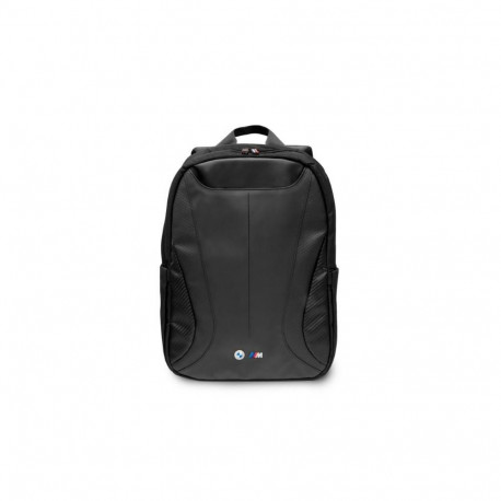 BMW Carbon&Leather Tricolor backpack for a 16" laptop - black