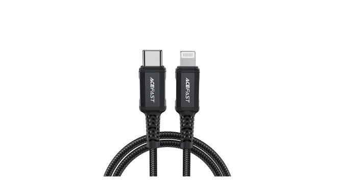 Acefast C4-01 Lightning - USB-C PD cable 30W 3A 480Mb/s 1.8m - black