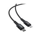 Acefast C4-01 Lightning - USB-C PD cable 30W 3A 480Mb/s 1.8m - black