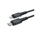 Acefast C4-01 Lightning - USB-C PD cable 30W 3A 480Mb/s 1.8m - black