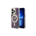 Guess GUHMP14XHLEOPWP iPhone 14 Pro Max 6.7" pink/pink hardcase Leopard MagSafe
