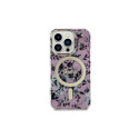 Guess GUHMP14XHCFWSP iPhone 14 Pro Max 6.7" pink/pink hardcase Flower MagSafe
