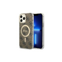 Guess GUHMP13XH4STW iPhone 13 Pro Max 6.7" brown/brown hardcase 4G MagSafe